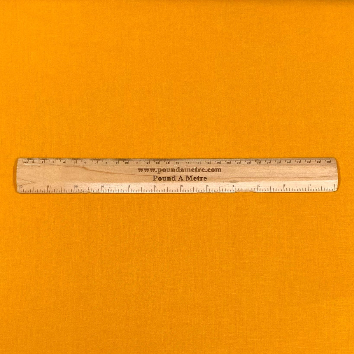 Pound A Metre Per Metre Linen Look 100% Cotton - 59'' Wide (Mustard)