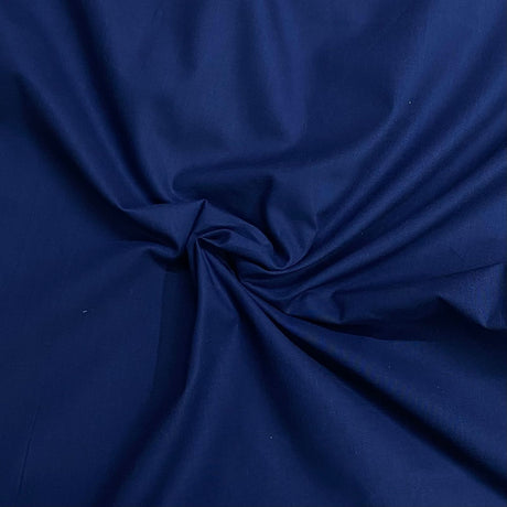 Pound A Metre Per Metre Linen Look 100% Cotton - 59'' Wide (Navy)