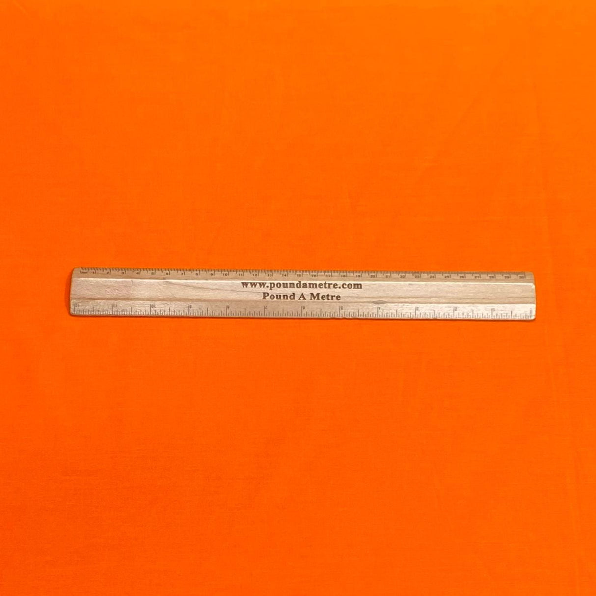 Pound A Metre Per Metre Linen Look 100% Cotton - 59'' Wide (Orange)