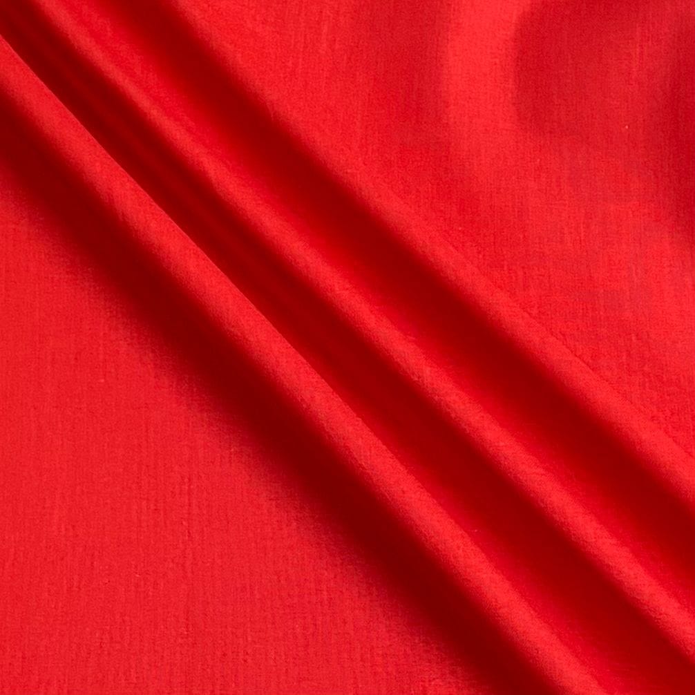 Pound A Metre Per Metre Linen Look 100% Cotton - 59'' Wide (Red)