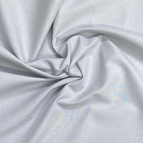 Pound A Metre Per Metre Linen Look 100% Cotton - 59'' Wide (Silver)