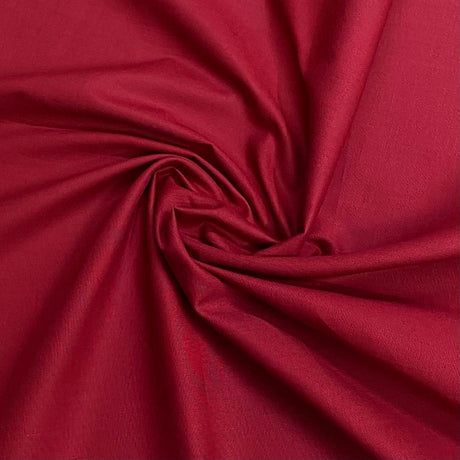 Pound A Metre Per Metre Linen Look 100% Cotton - 59'' Wide (Wine)