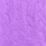 Pound A Metre Per Metre Luxurious Beads On Mesh - 55" wide (Lilac)