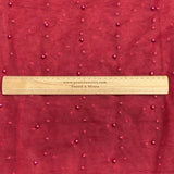 Pound A Metre Per Metre Luxurious Beads On Mesh - 55" wide (Maroon)