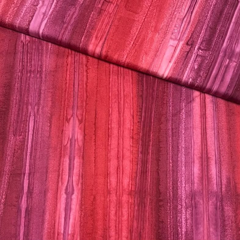 Pound A Metre Per Metre Luxurious Quality 100% Indian Cotton Batik - 45" Wide (Beetroot)