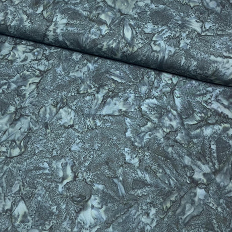 Pound A Metre Per Metre Luxurious Quality 100% Indian Cotton Batik - 45" Wide (Charcoal)