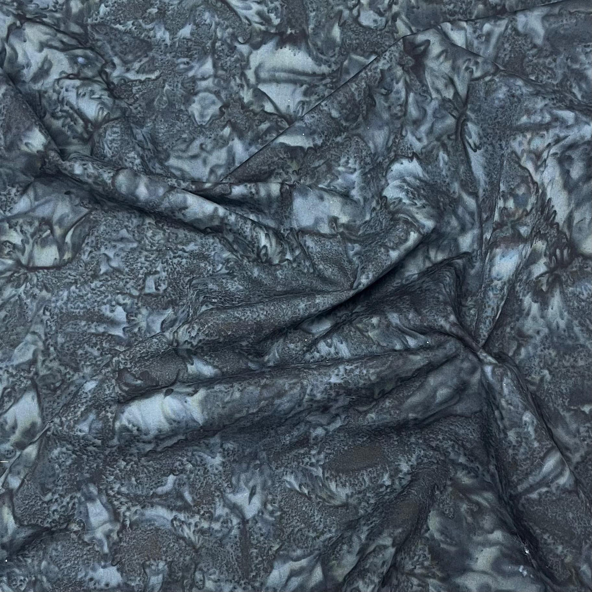 Pound A Metre Per Metre Luxurious Quality 100% Indian Cotton Batik - 45" Wide (Charcoal)