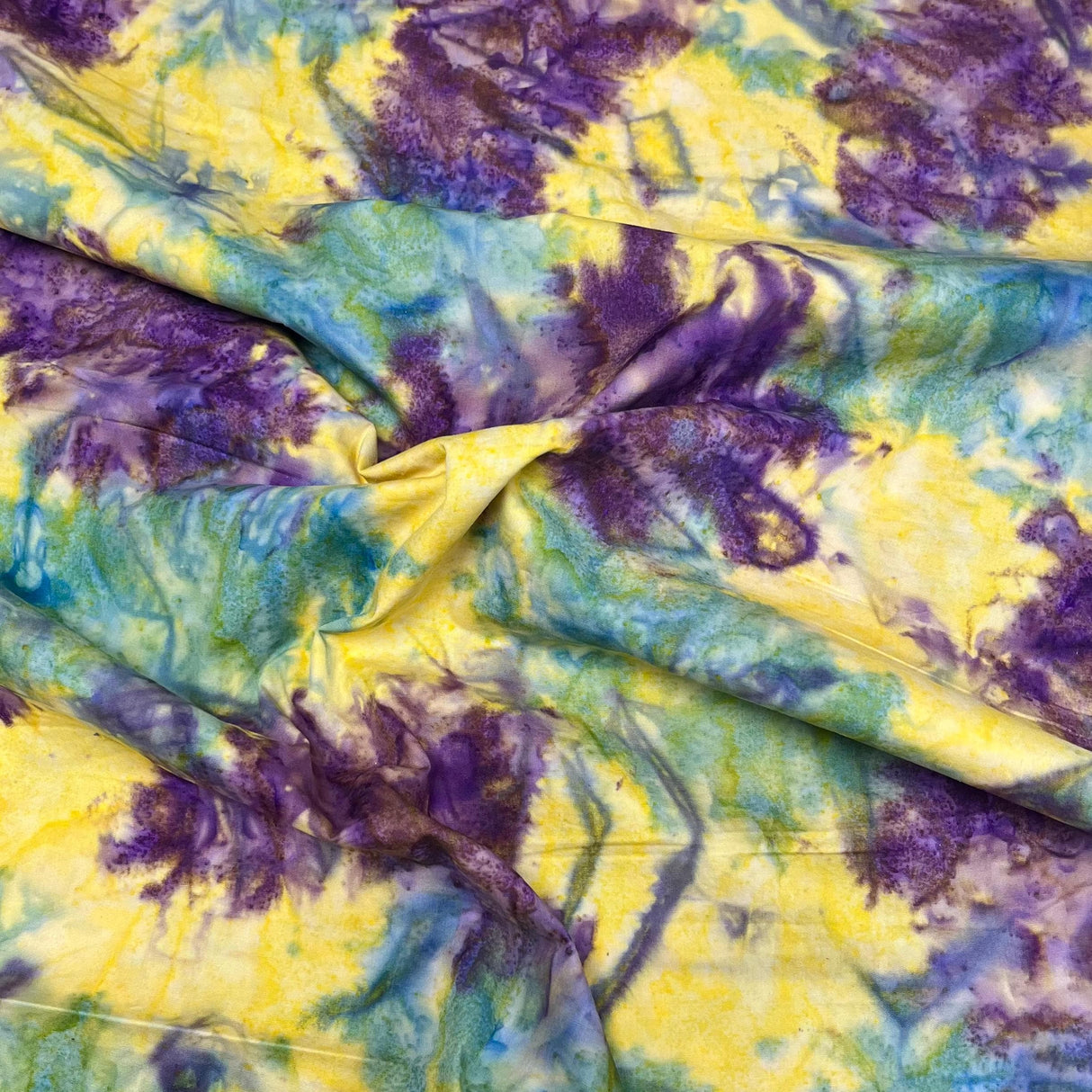 Pound A Metre Per Metre Luxurious Quality 100% Indian Cotton Batik - 45" Wide (Grape)