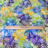 Pound A Metre Per Metre Luxurious Quality 100% Indian Cotton Batik - 45" Wide (Leaf)