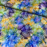 Pound A Metre Per Metre Luxurious Quality 100% Indian Cotton Batik - 45" Wide (Leaf)