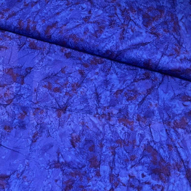 Pound A Metre Per Metre Luxurious Quality 100% Indian Cotton Batik - 45" Wide (Ocean)