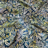 Pound A Metre Per Metre Luxurious Quality 100% Indian Cotton Batik - 45" Wide (Plants)