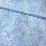 Pound A Metre Per Metre Luxurious Quality 100% Indian Cotton Batik - 45" Wide (Water)