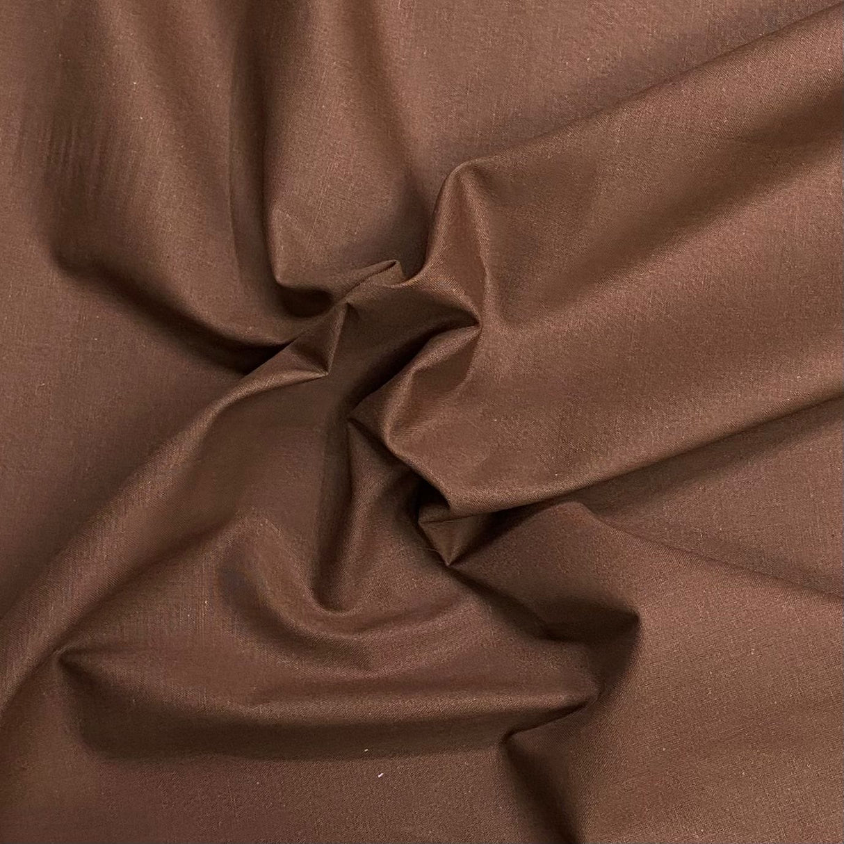 Pound A Metre Per Metre Luxury 100% Pure Cotton Fabric – 63" Wide- (Brown)