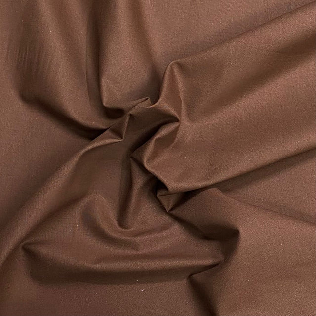 Pound A Metre Per Metre Luxury 100% Pure Cotton Fabric – 63" Wide- (Brown)