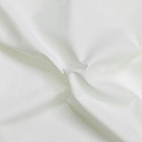 Pound A Metre Per Metre Luxury 100% Pure Cotton Fabric – 63" Wide- (Ivory)
