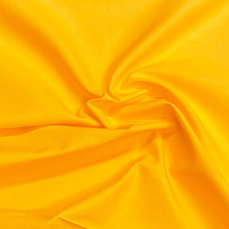Pound A Metre Per Metre Luxury 100% Pure Cotton Fabric – 63" Wide- (Mango)
