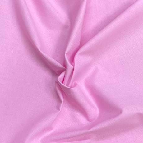 Pound A Metre Per Metre Luxury 100% Pure Cotton Fabric – 63" Wide- (Pink)