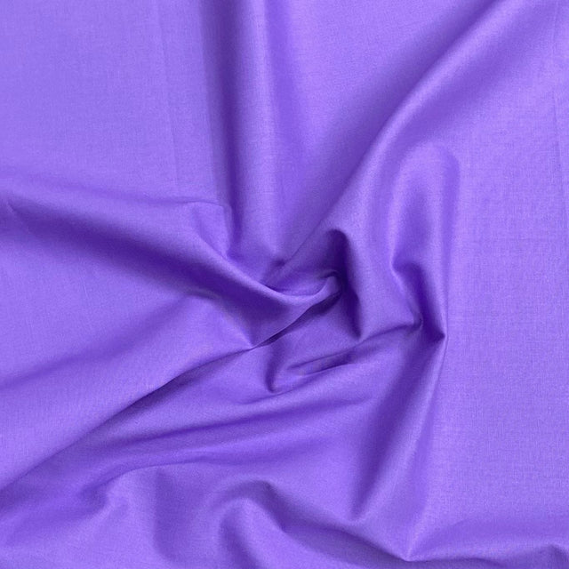 Pound A Metre Per Metre Luxury 100% Pure Cotton Fabric – 63" Wide- (Violet)