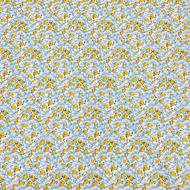 Pound A Metre Per Metre Luxury Dressmaking 100% Cotton Lawn- 60" (Bloom)