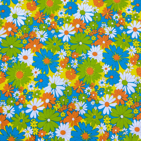 Pound A Metre Per Metre Luxury Dressmaking 100% Cotton Lawn- 60" (Bright)
