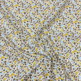 Pound A Metre Per Metre Luxury Dressmaking 100% Cotton Lawn- 60" (Multi Flowers)