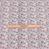 Pound A Metre Per Metre Luxury Dressmaking 100% Cotton Lawn- 60" (Pink Flowers)