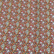 Pound A Metre Per Metre Luxury Dressmaking 100% Cotton Lawn- 60" (Red Flowers)