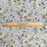 Pound A Metre Per Metre Luxury Dressmaking 100% Digital Printed Cotton Lawn- 55" (Autumn Floral)