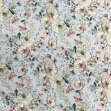 Pound A Metre Per Metre Luxury Dressmaking 100% Digital Printed Cotton Lawn- 55" (Autumn Floral)