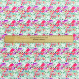 Pound A Metre Per Metre Luxury Dressmaking 100% Digital Printed Cotton Lawn- 55" (Blooming)