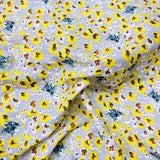 Pound A Metre 3 Metres Per Metre Luxury Dressmaking 100% Digital Printed Cotton Lawn- 55" (Cat)