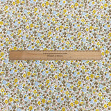 Pound A Metre Per Metre Per Metre Luxury Dressmaking 100% Digital Printed Cotton Lawn- 55" (Flower Field)