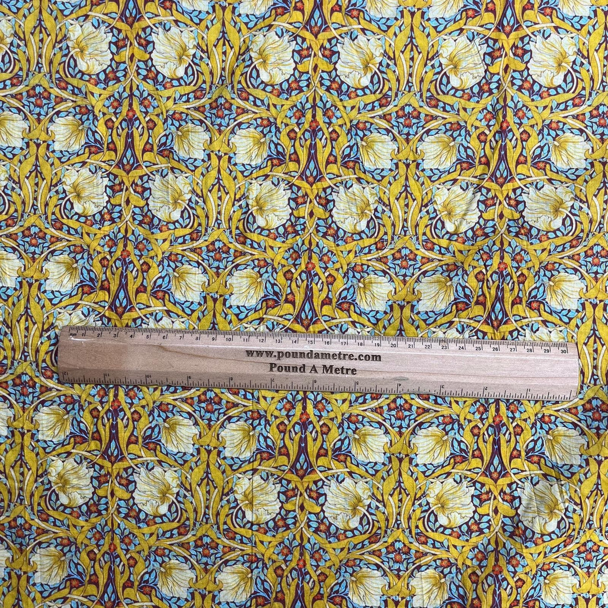 Pound A Metre Per Metre Luxury Dressmaking 100% Digital Printed Cotton Lawn- 55" (Garden)