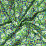 Pound A Metre Per Metre Luxury Dressmaking 100% Digital Printed Cotton Lawn- 55" (Grass)
