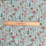 Pound A Metre Per Metre Luxury Dressmaking 100% Digital Printed Cotton Lawn- 55" (Green)