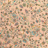 Pound A Metre Per Metre Luxury Dressmaking 100% Digital Printed Cotton Lawn- 55" (Light Orange)