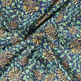 Pound A Metre Per Metre Luxury Dressmaking 100% Digital Printed Cotton Lawn- 55" (Night Garden)