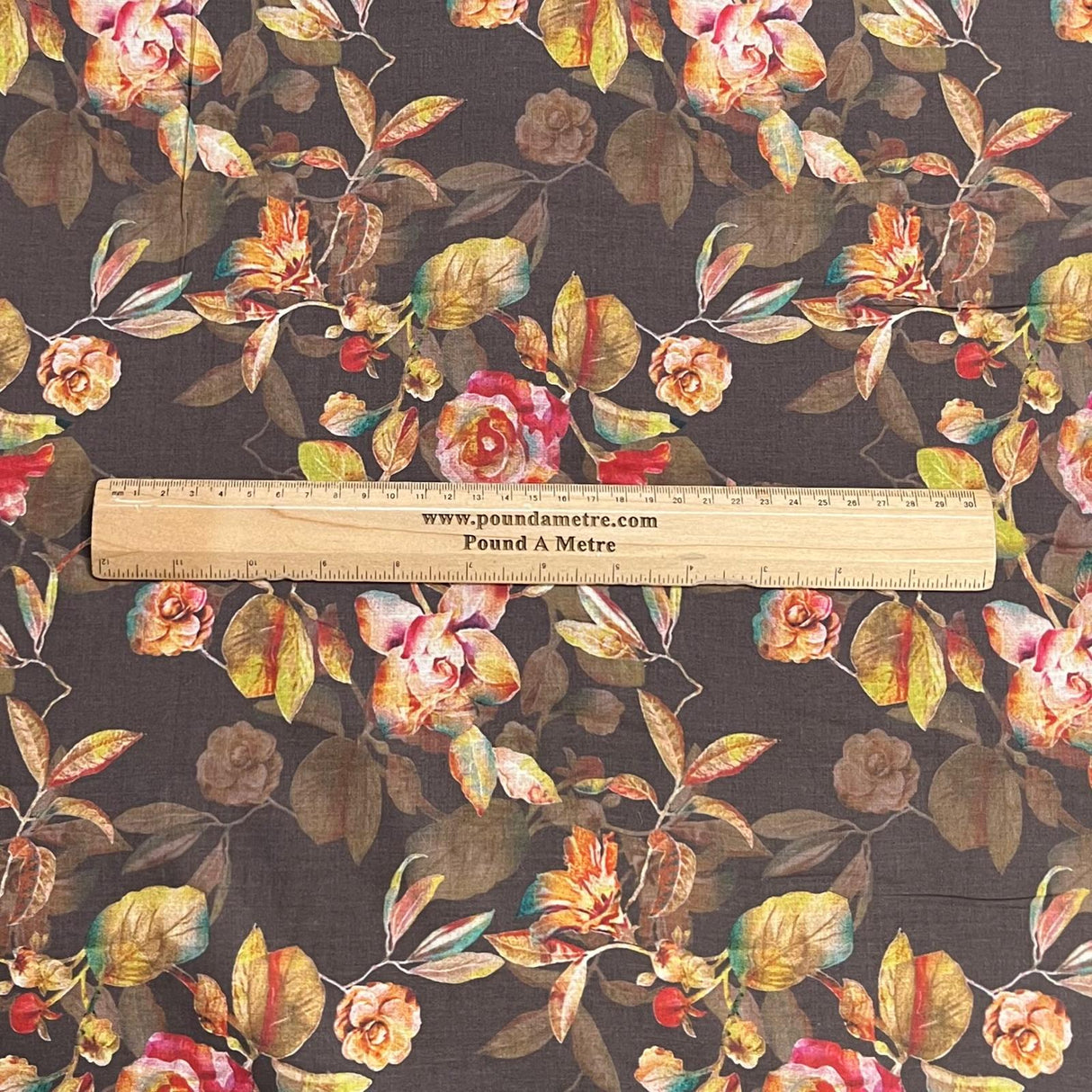 Pound A Metre Per Metre Luxury Dressmaking 100% Digital Printed Cotton Lawn- 55" (Spring Floral)
