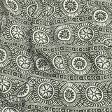 Pound A Metre Per Metre Per Metre Luxury Dressmaking 100% Digital Printed Cotton Lawn- 55" (White & Black)
