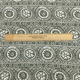Pound A Metre Per Metre Per Metre Luxury Dressmaking 100% Digital Printed Cotton Lawn- 55" (White & Black)
