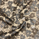 Pound A Metre Per Metre Per Metre Luxury Floral Brocade- 55” Wide (Beige Floral)