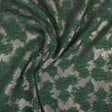 Pound A Metre Per Metre Per Metre Luxury Floral Brocade- 55” Wide (Bottle & Bronze Floral)