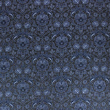 Pound A Metre Per Metre Per Metre Luxury Floral Brocade- 55” Wide (Navy & Black Floral)
