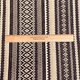 Pound A Metre Per Metre Luxury Printed canvas - 55'' Wide - (Black & Gold)