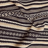 Pound A Metre Per Metre Luxury Printed canvas - 55'' Wide - (Black & Gold)