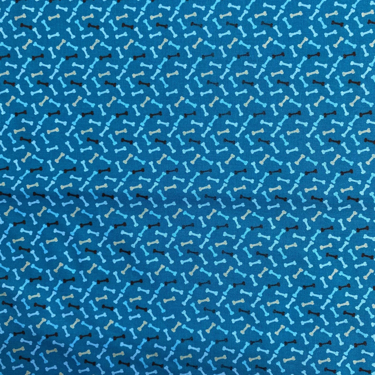 Pound A Metre Per Metre Luxury Printed Cotton – 45" Wide- (Bones) (EOL)