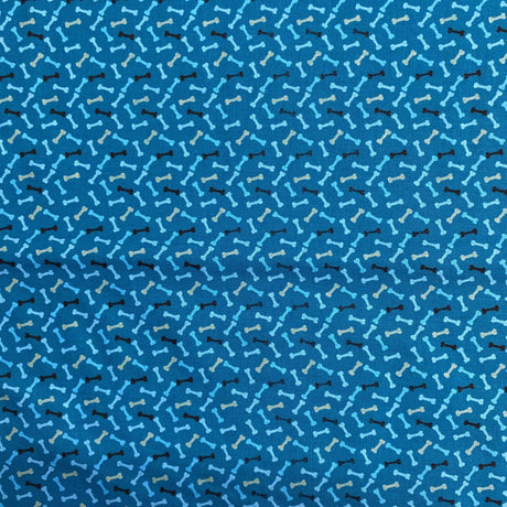 Pound A Metre Per Metre Luxury Printed Cotton – 45" Wide- (Bones) (EOL)