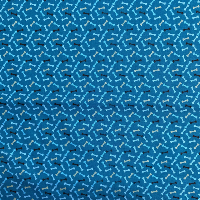 Pound A Metre Per Metre Luxury Printed Cotton – 45" Wide- (Bones) (EOL)