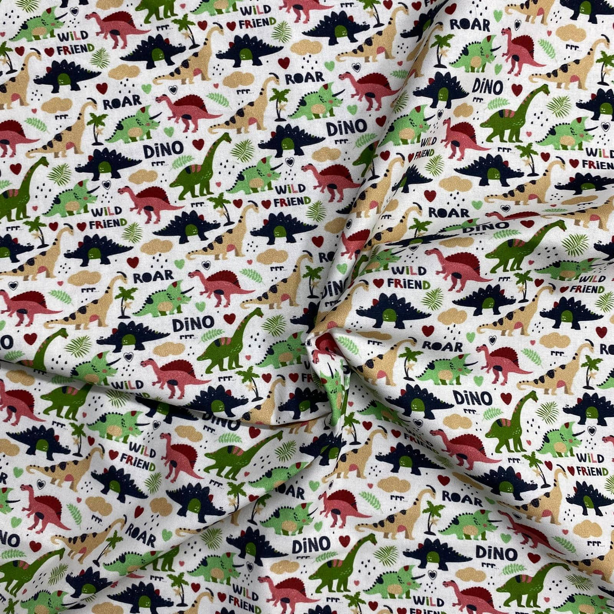 Pound A Metre Per Metre Luxury Printed Cotton – 45" Wide- (Dinosaur) (EOL) (Copy)